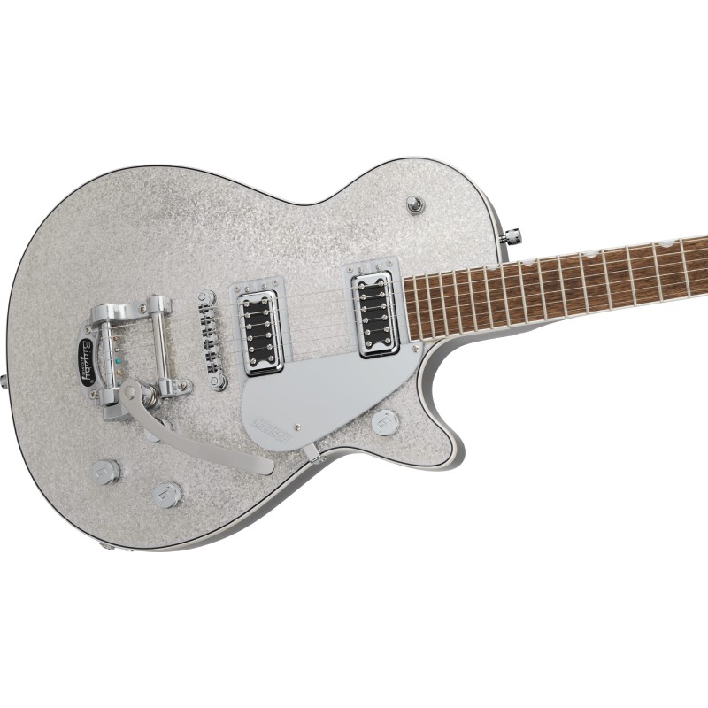 Gretsch G5230T Electromatic Sparkle Jet FT Single-Cut with Bigsby, Laurel Fingerboard, Silver Sparkle ҥå