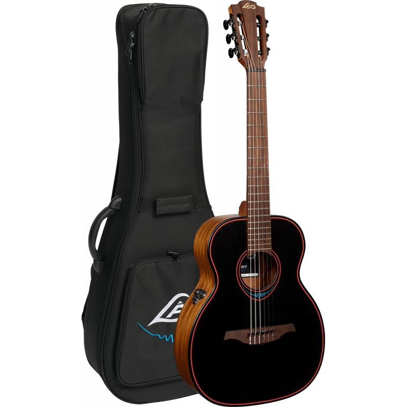 Lag アコースティックギターケース 黒　高級感　美品 LAG GUITARS アコースティック ギター ケース 黒 高級感
