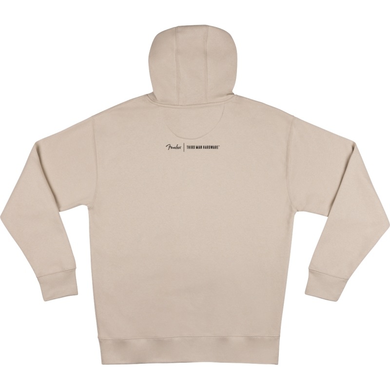 Fender x Third Man Hardware Hoodie, Sugar, M������ ����å����ۥ磻�� �ѡ������ҥե��������