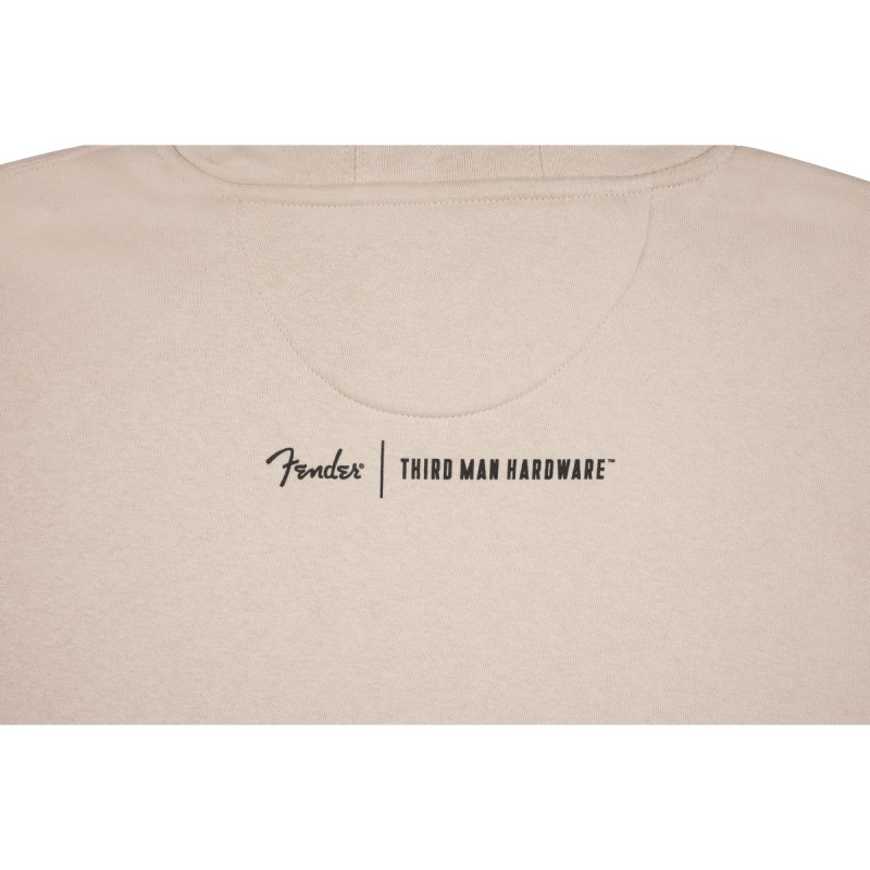 Fender x Third Man Hardware Hoodie, Sugar, M������ ����å����ۥ磻�� �ѡ������ҥե��������