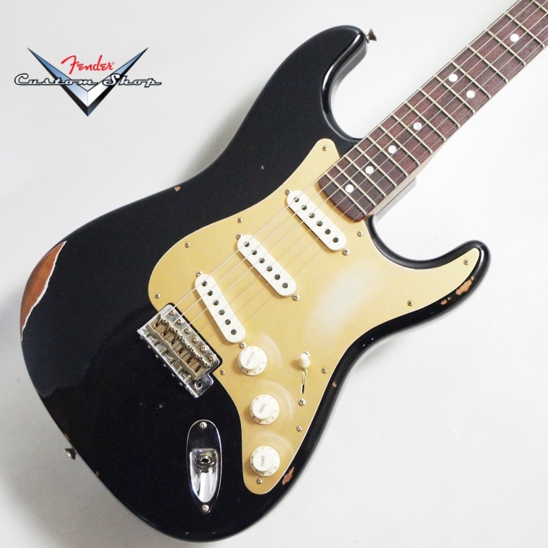 Fender Custom Shop Limited Edition Roasted "Big Head" Stratocaster Relic, Rosewood Fingerboard, Aged BlackS/N CZ570205 3.42kg