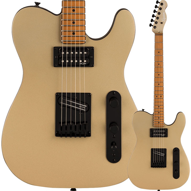 Squier by Fender Contemporary Telecaster RH, Roasted Maple Fingerboard, Shoreline Gold�ڥ����磻�� �ե�������� 