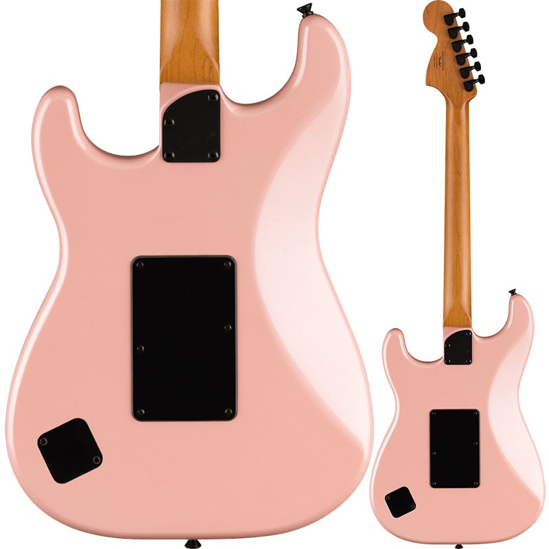 Squier by Fender Contemporary Stratocaster HH FR, Roasted Maple Fingerboard, Black Pickguard, Shell Pink Pearl�ڥ����磻�� �ե�������� 