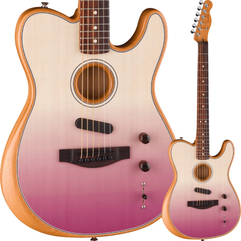 Fender FSR Acoustasonic Player Telecaster, Rosewood Fingerboard, Burgundy Fade �����ʡҥե��������