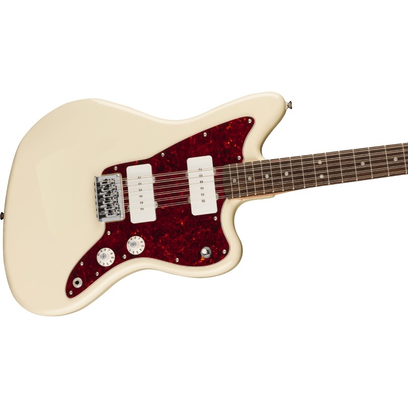 Squier by Fender Paranormal Jazzmaster XII, Laurel Fingerboard, Tortoiseshell Pickguard, Olympic White 12�����㥺�ޥ������ҥ����磻�� �ե��������