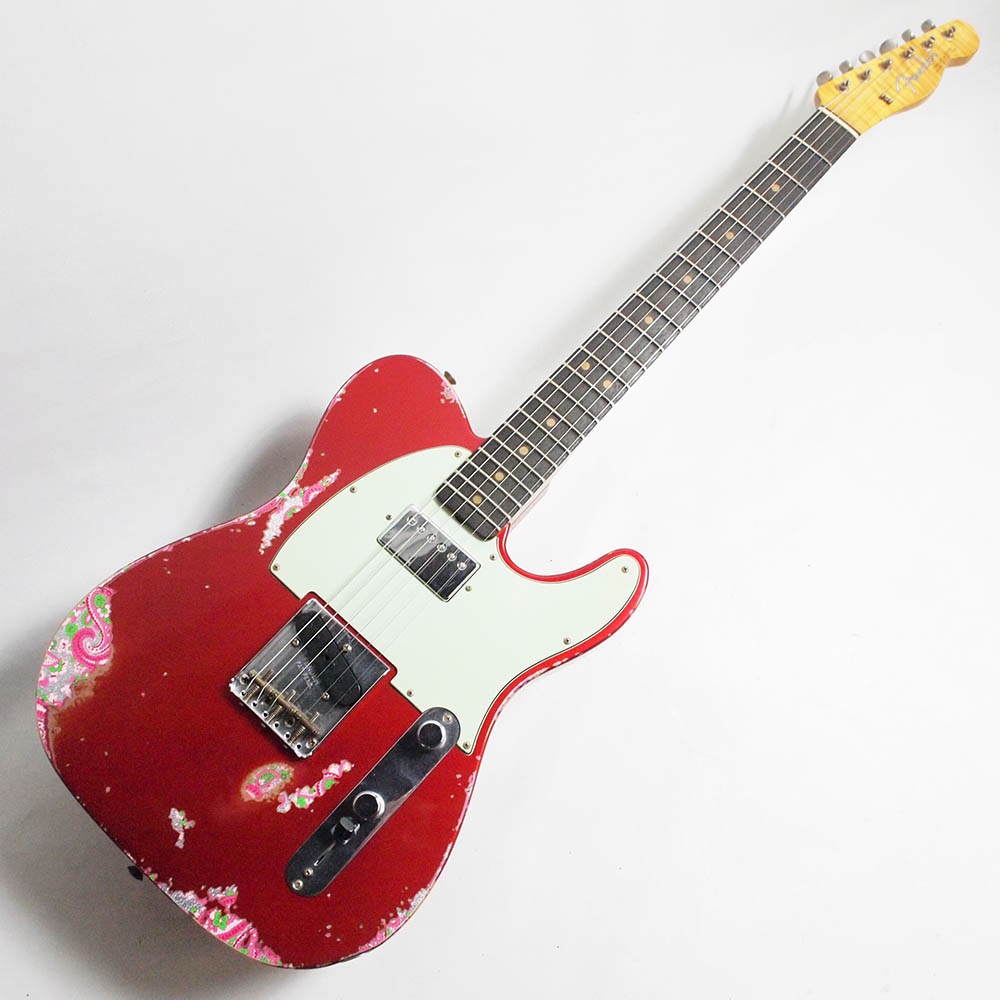 Fender Custom Shop/Limited Edition Heavy Relic '60s H/S Tele Aged Candy Apple Red over Pink Paisleyڥեॷåס