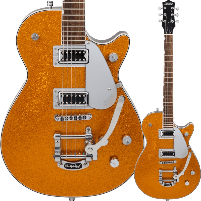 Gretsch G5230T Electromatic Sparkle Jet FT Single-Cut with Bigsby, Laurel Fingerboard, Gold Sparkle �ҥ���å���
