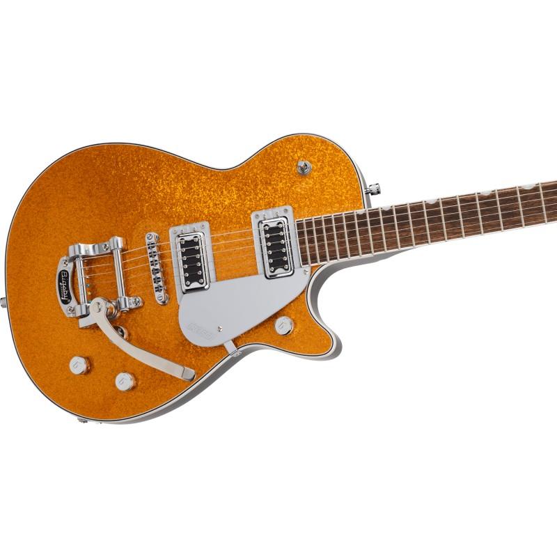 �����ȥ�å� Gretsch G5230T Electromatic Sparkle Jet FT Single-Cut with Bigsby, Laurel Fingerboard, Gold Sparkle �ҥ���å���