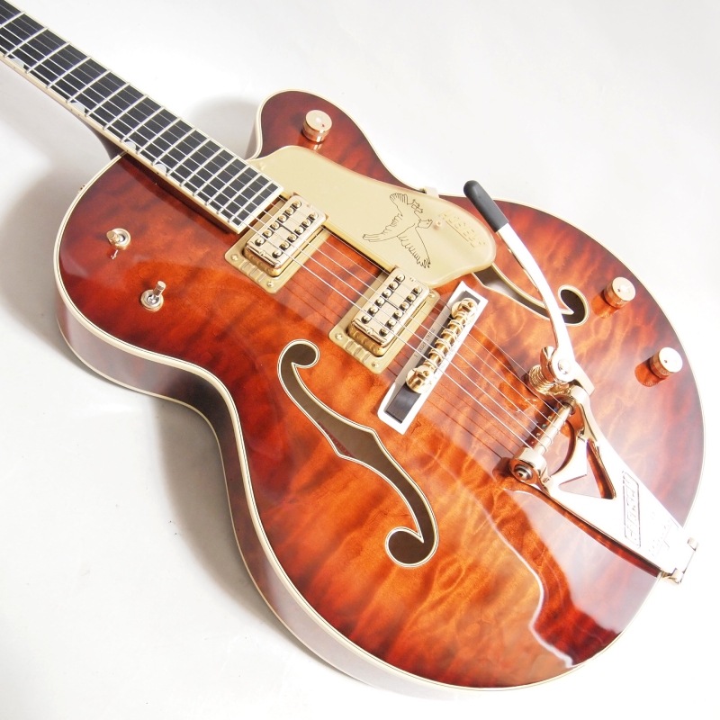 GRETSCH G6136TGQM-59 Limited Edition Quilt Classic Falcon with Bigsby, Ebony Fingerboard, Forge Glow ����å�