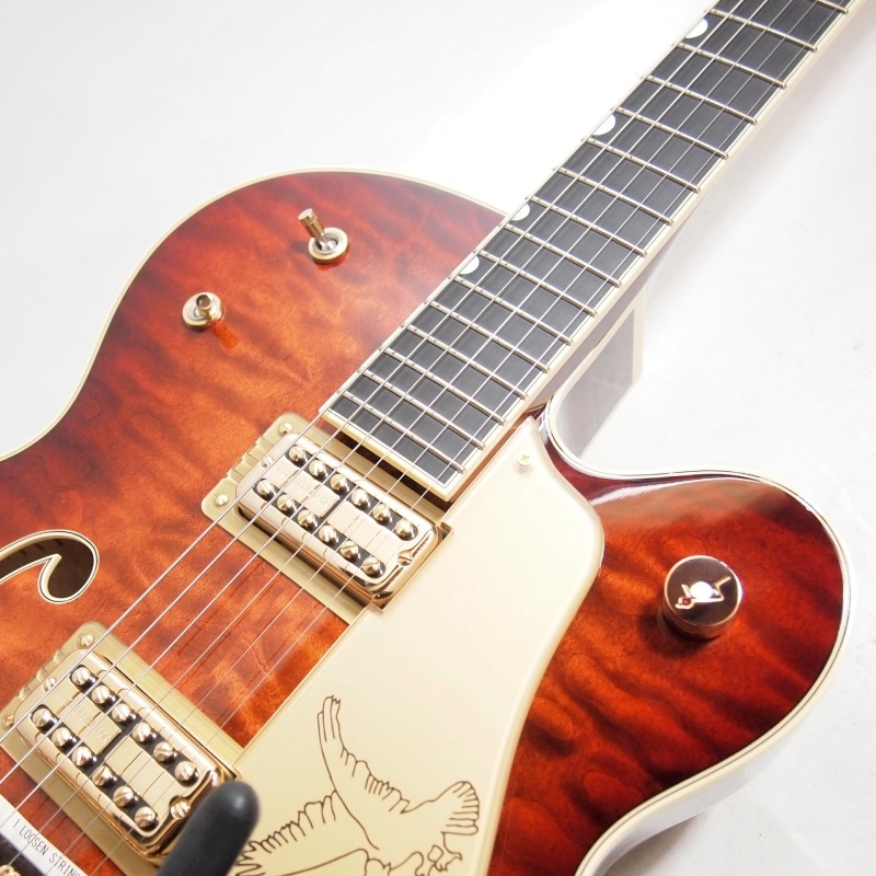 GRETSCH G6136TGQM-59 Limited Edition Quilt Classic Falcon with Bigsby, Ebony Fingerboard, Forge Glow ����å�