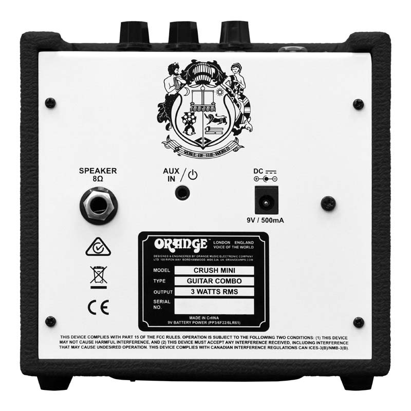 ORANGE Crush���꡼�� Crush Mini Black �ߥˡ�����������סҥ���󥸡�