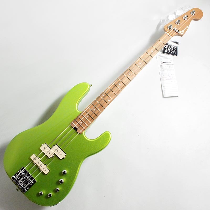 Charvel Pro-Mod San Dimas Bass PJ IV Lime Green Metallic�ڥ��㡼�٥��