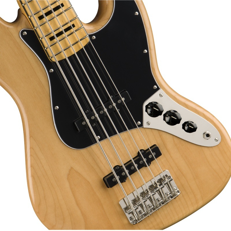 Squier by Fender Classic Vibe '70s Jazz Bass V, Maple Fingerboard, Natural�ڥ����磻�� �ե������5���١����� 