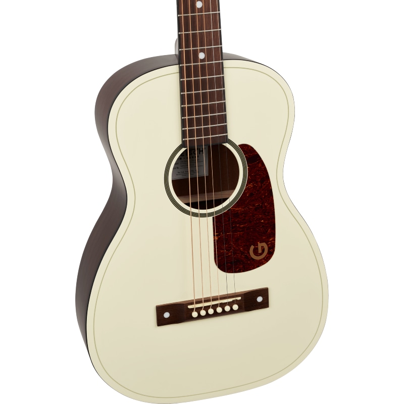 GRETSCH Jim Dandy Parlor LTD, Walnut Fingerboard, Tortoise Pickguard, Vintage White �ѡ��顼������ ����å�