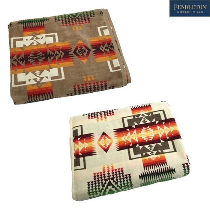【SALE20%OFF】PENDLETON ペンドルトン 国内正規品 オーバーサイズ 肉厚のジャガード調 バスタオル Chrif JosephIvory Chrif JosephKhaki