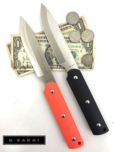 Gサカイ　ジーサカイ サビナイフ8　マキリスポーツ　直刃　ＳＡＢＩＫＮＩＦＥ-8　黒　朱　ザイテルハンドル　日本製　関ジャパン