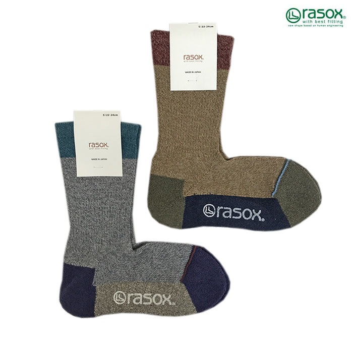 rasox ラソックス SPORTS series スポーツクルー　SP140CR01　2カラー日本製