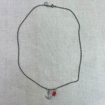 【SALE20%OFF】Vinup ヴィンナップ Bakelite Dice Necklace ベイクライトダイスネックレス　アンカー Anchor