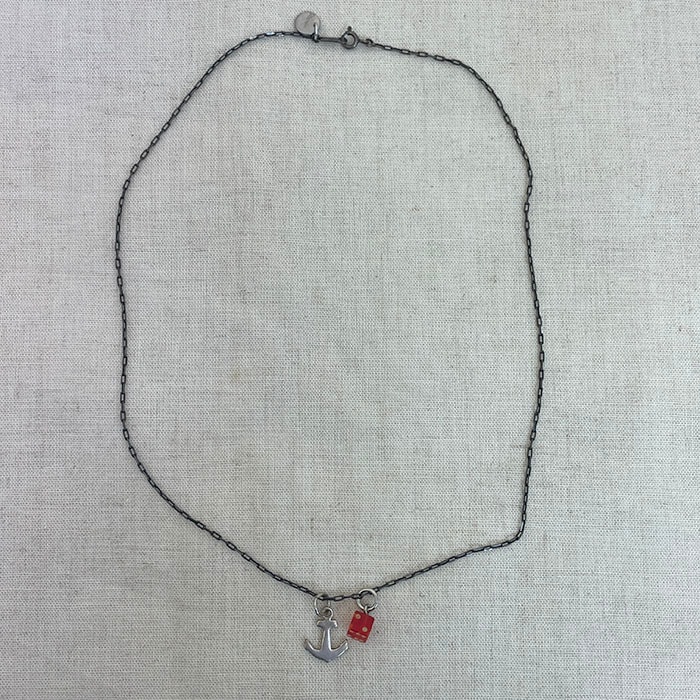 【SALE20%OFF】Vinup ヴィンナップ Bakelite Dice Necklace ベイクライトダイスネックレス　アンカー Anchor
