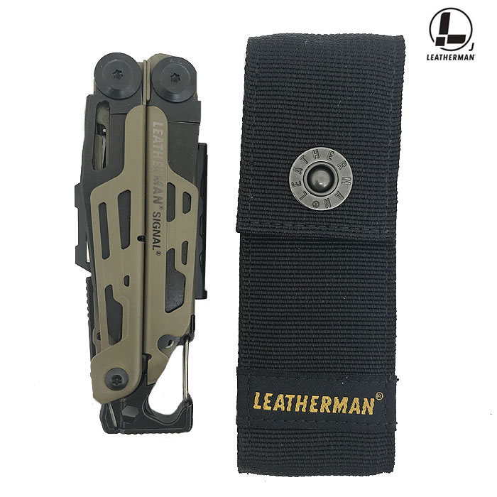 LEATHERMAN  レザーマン　国内正規品　SIGNAL シグナル　　レザーマンジャパン正規品　救難ホイッスル付き　SIGNAL シグナル 　コヨーテ ナイロンケース付き