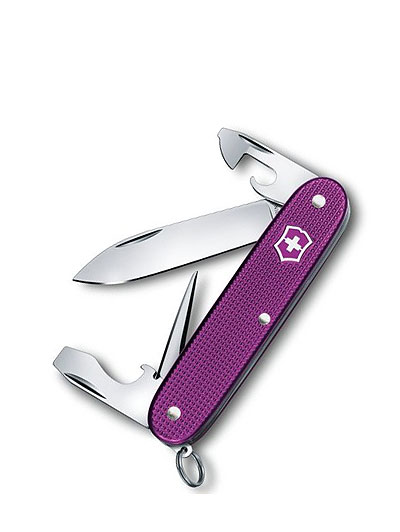 VICTORINOX ヴィクトリノックス 　Alox Limited Edition 2016 ソルジャーCV AL  バイオレット　震災対策　コンパクトポケットナイフ