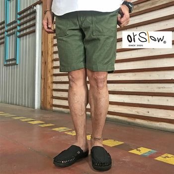 orSlow オアスロウ 01-7002-16 FATIGUE SHORT PANTS ファティーグショートパンツ　Green　グリーン