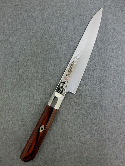 MCUSTA エムカスタ 　三昧 ざんまい ハイブリッドダマスカス　ペティナイフ150mm ダマスカス鋼材 包丁