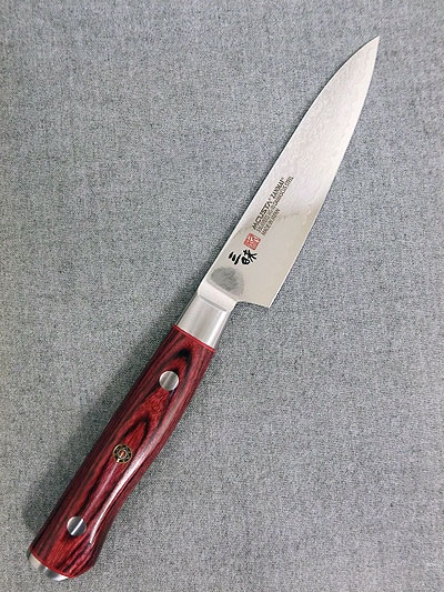MCUSTA エムカスタ 　三昧 ざんまい クラシックプロダマスカス　ペティーナイフ　110ｍｍ ダマスカス鋼材 包丁