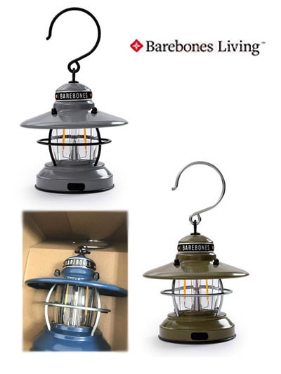 【SALE50%OFF】ベアボーンズリビング Barebones Living ミニエジソンランタンLED 携帯ランタン 充電式   卓上ランタン　オリーブドラブ