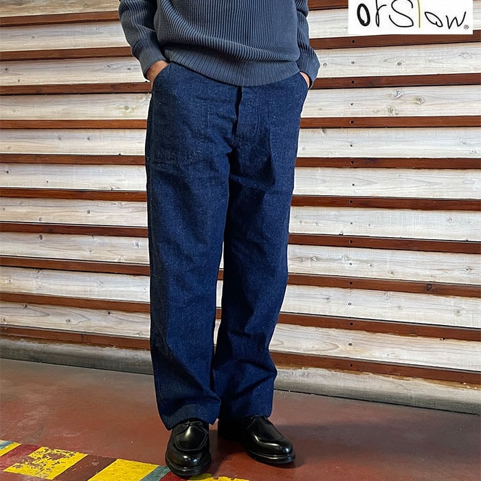 オアスロウ ORSLOW orSlowユーティリティー9オンスデニムパンツ  Us Navy Utility Pants  日本製 01-5130-81