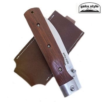 gaku style ガクスタイル　バーベキューシェフ専用革ケース　フォールディングシェフ　折りたたみ包丁専用国内製革ケース　革ケースのみ Lサイズ