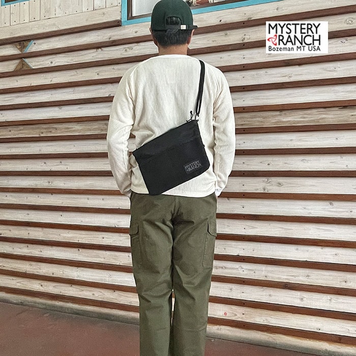 ミステリーランチ　MYSTERY RANCH Street Market ストリートマーケット サコッシュ Black　3.5L