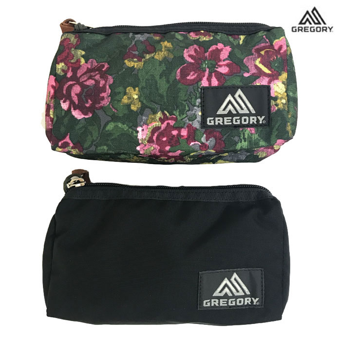 GREGORY　グレゴリー　ペンシルケース　小物収納ケース　ブラック　ガーデンタペストリー