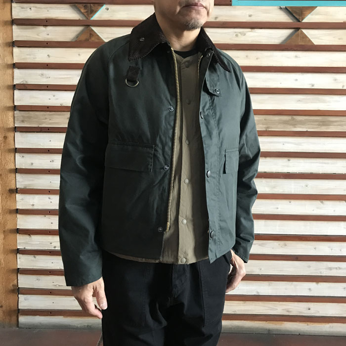 Barbour  バブアー スペイショートジャケット オイルドジャケット ジャケット ワックスコットン オイルドコットン  MWX1212 SPEY WAXED COTTON 　SG91 セージ