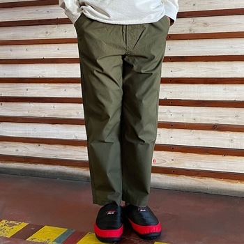 STUDIO ORIBE スタジオオリベ Wide Climbing Pants ワイドクライミングパンツ Khaki　日本製