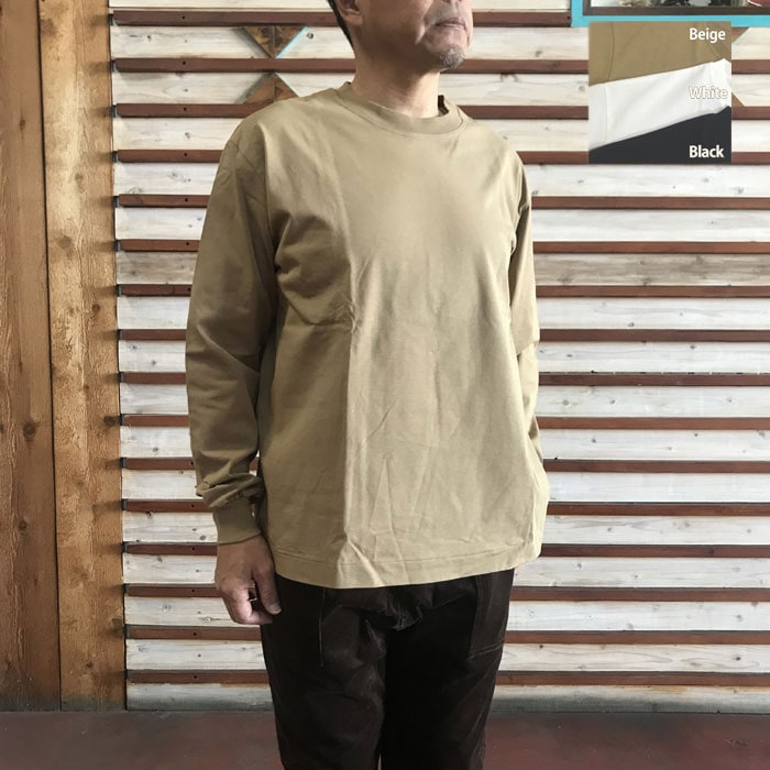 【SALE50%OFF】MANUAL ALPHABET  マニュアルアルファベット MA-C102 OVER SIZED TEE オーバーサイズT Charcoal Beige  Black  White