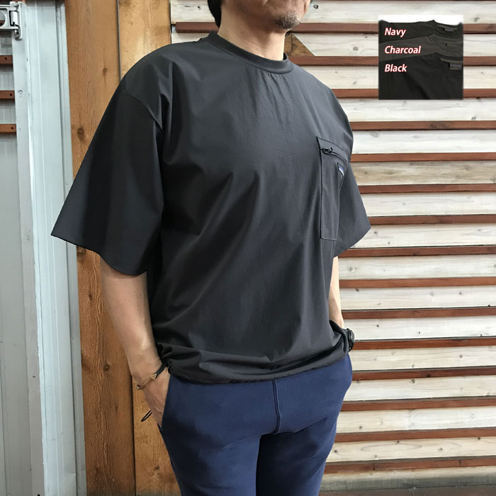THOUSANDMILE サウザンドマイル 【SALE】BAGGY FIT TEE ゆったりTシャツ Black Charcoal Navy