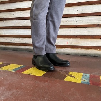 【SALE20%OFF】Tuffa Boots タッファ ブーツ POLO 22-TB ラバーソールのレザーブーツ　サイドゴア　Black ブラック