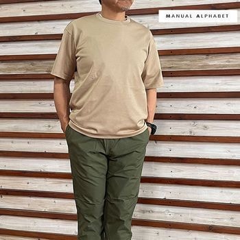 MANUAL ALPHABET マニュアルアルファベット【SALE40%OFF】Tシャツ  MA-C-115 ULTIMA PRD SS　ウルティマ 半袖Tシャツ　Beige
