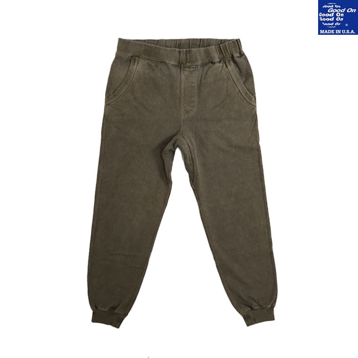 GOOD ON グッドオン【SALE】GOBW1418 NARROW SWEAT PANTS ナロースウェットパンツ P-Brown