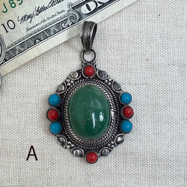 オリジナル　ターコイズトップ　　シルバー925　5　１点モノ　希少