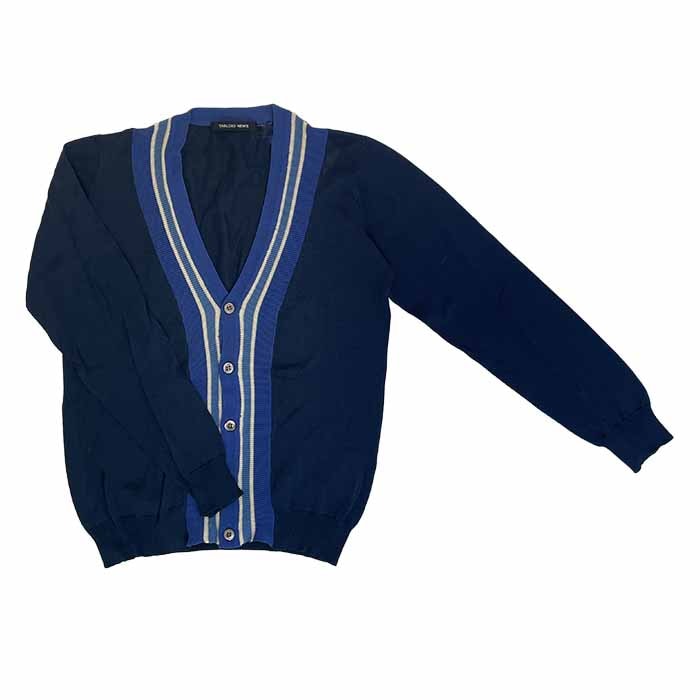 【SALE75%OFF】タブロイドニュース 今すぐ着たいこのカーディガン!トリミングカーディガン ワンサイズ