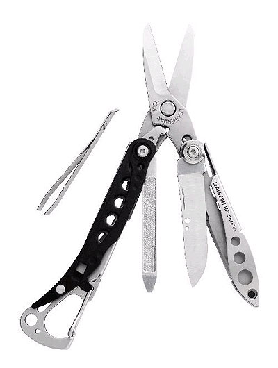 LEATHERMAN　スタイルＣＳ　震災対策にも　コンパクトで使い勝手良好　カラビナ付きでバックにも！