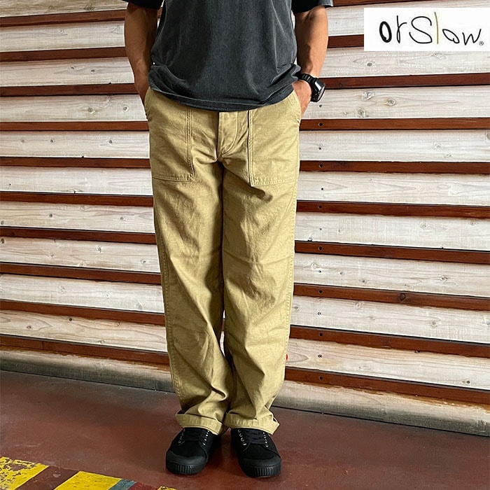 orSlow オアスロウ 中綿 キルティング ベスト L アーミー ミリタリー orSlow オアスロウ 中綿 キルティング ベスト L アーミー