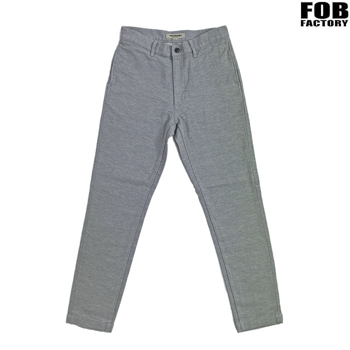 FOB FACTORY エフオービーファクトリー 【SALE】RELAX TROUSERS リラックストラウザー スウェットパンツ F0527 LtGray