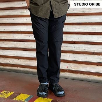 STUDIO ORIBE スタジオオリベ CL153-251 CLIMBING PANTS クライミングパンツ クールマックス リップストップ生地 Ripstop Black