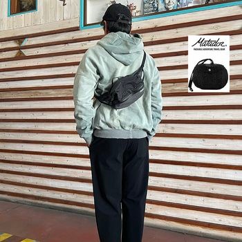 Matador マタドール フリーレイン ヒップバッグ 　防水バック　デイリーユースからトラベルに対応する多機能バッグ Black