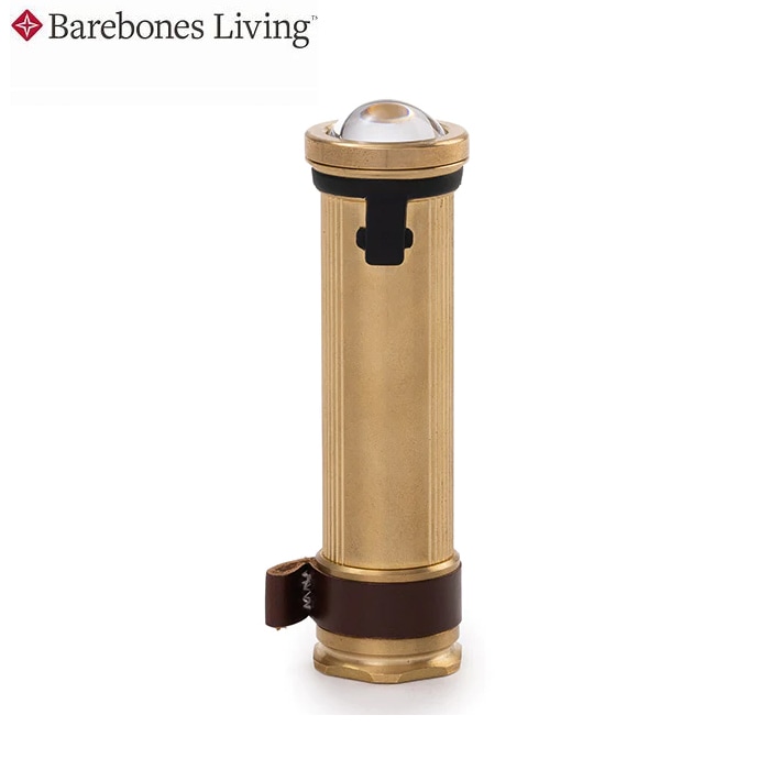 ベアボーンズ BarebonesLiving 国内正規品  ミニフラッシュライトLED コンパクトな懐中電灯 ブラス