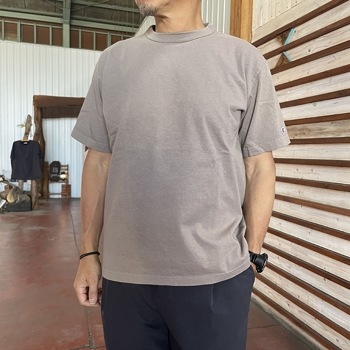 チャンピオン Champion  国内正規品 C5-Z306 ティーテンイレブン ショートスリーブTシャツ 24SS MADE IN USA  アッシュ