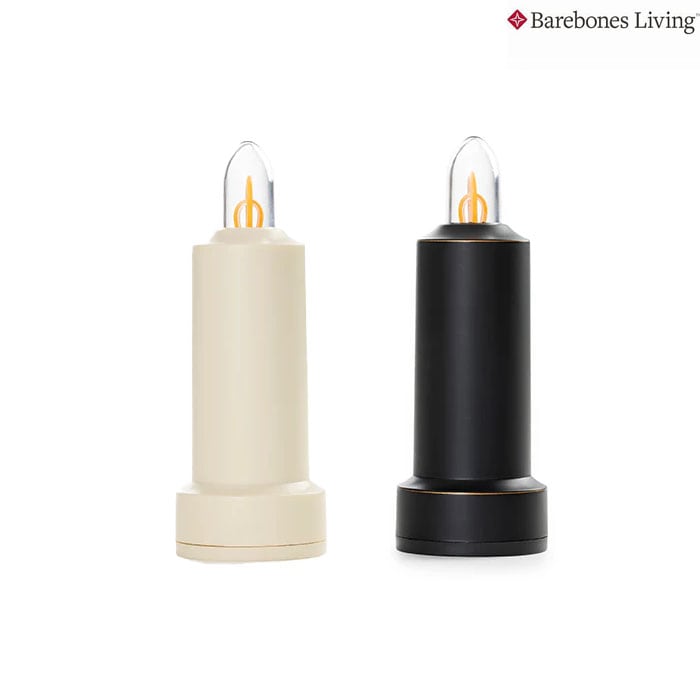 【SALE20%OFF】ベアボーンズ BarebonesLiving 国内正規品 LEDフレームレス キャンドル 充電式のLEDライト  Bronze  White